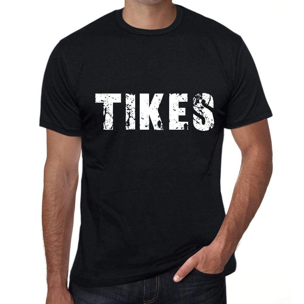 Tikes Mens Retro T Shirt Black Birthday Gift 00553 - Black / Xs - Casual