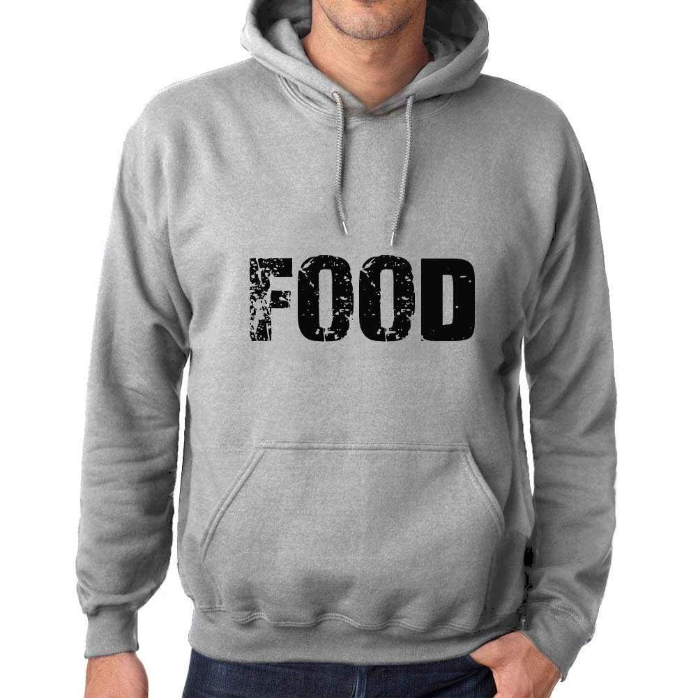 Unisex Printed Graphic Cotton Hoodie Popular Words Food Grey Marl - Grey Marl / Xs / Cotton - Hoodies