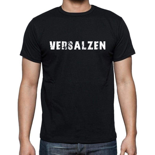 Versalzen Mens Short Sleeve Round Neck T-Shirt - Casual