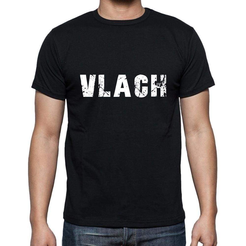 Vlach Mens Short Sleeve Round Neck T-Shirt 5 Letters Black Word 00006 - Casual