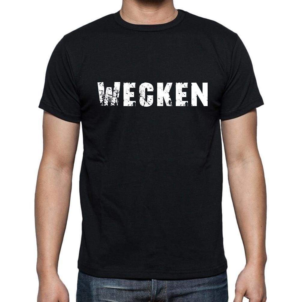 Wecken Mens Short Sleeve Round Neck T-Shirt - Casual