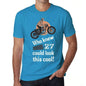 Who Knew 27 Could Look This Cool Mens T-Shirt Blue Birthday Gift 00472 - Blue / Xs - Casual