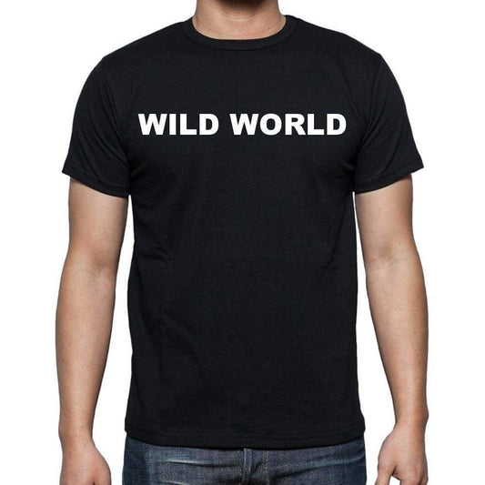 Wild World Mens Short Sleeve Round Neck T-Shirt - Casual