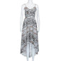 Women Summer Irregular Boho Leopard Dress Sleeveless Long Maxi Dresses - M